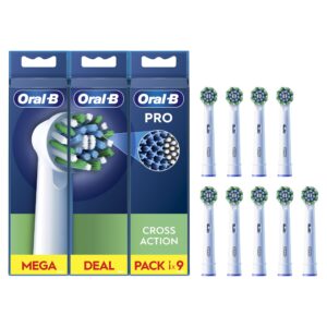 Oral-B Cross Action Şarjlı Diş Fırçası Yedek Başlığı 9 Adet – MegTR