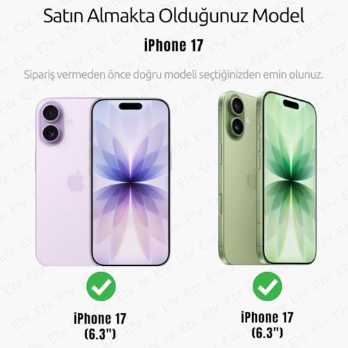 Ehr. iPhone 17 Uyumlu Kamera Korumalı Magsafe Wireless Şarj Özellikli Airbag Tasarımlı Şeffaf Silikon Kılıf – MegTR