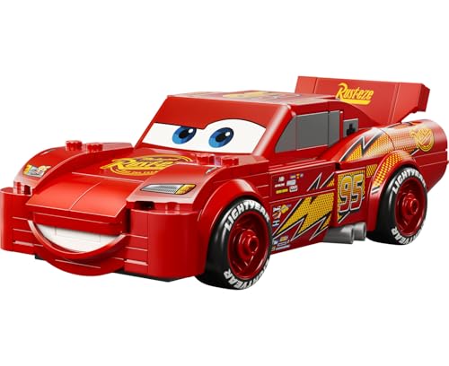 LEGO Speed Champions | Şimşek McQueen 77255 – 9 Yaş ve Üzeri Çocuklar için 'Lightyear' Baskılı Lastikler ve Ünlü Far Çıkartmaları İçeren Oyuncak Yapım Seti, Yaratıcı Hediye Fikri (270 Parça) – MegTR