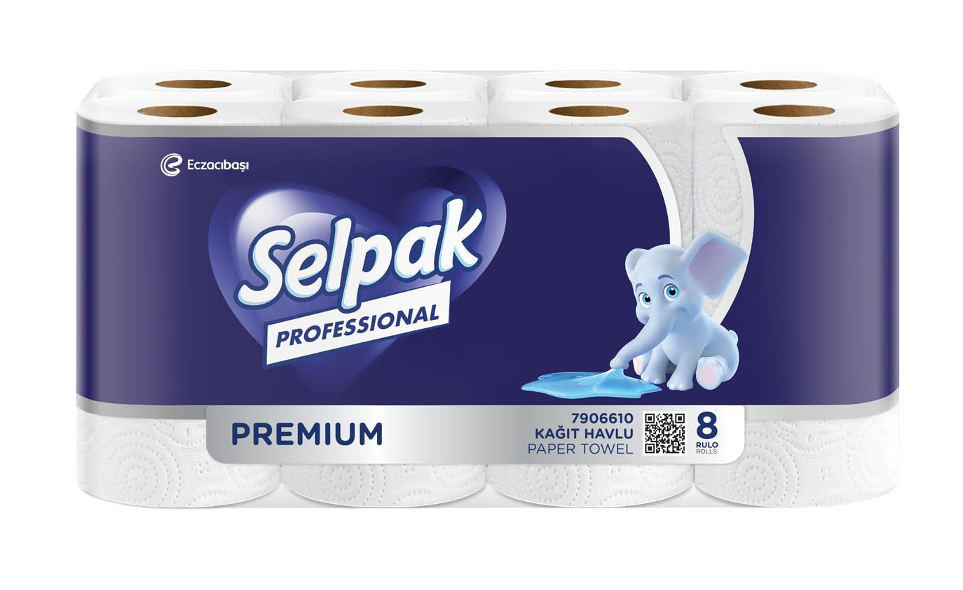 Selpak Professional Premium Havlu Kağıt, 8 Rulo – MegTR