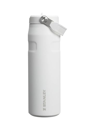 Stanley IceFlow Aerolight Flip Straw 2.0 Pipetli Su Şişesi, Beyaz (Frost), 0.7 Litre – MegTR