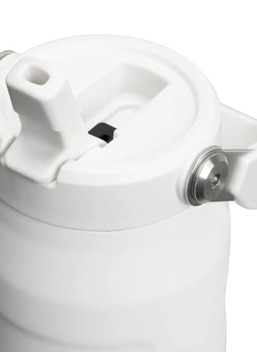 Stanley IceFlow Aerolight Flip Straw 2.0 Pipetli Su Şişesi, Beyaz (Frost), 0.7 Litre – MegTR