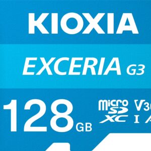 KIOXIA 128GB Exceria G3 Micro SDXC U1 V30 A2 4K 160/50MB/sn Hafıza Kartı (SD Adaptörlü) – MegTR