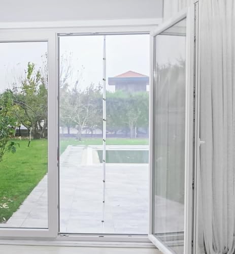 Orret Home FAY-TEK Tül Pencere Sinekliği,Cırtlı Cam Ve Pimapen İçin Böcek Ve Sinek Engelleyici Tül Sineklik (60×210 Kapı Boy) – MegTR