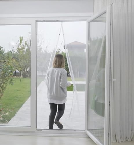 Orret Home FAY-TEK Tül Pencere Sinekliği,Cırtlı Cam Ve Pimapen İçin Böcek Ve Sinek Engelleyici Tül Sineklik (60×210 Kapı Boy) – MegTR