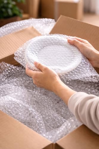 Pink & Blue Home – Pat Pat, Balonlu Naylon, Ambalaj Malzemesi (Taşınma, Taşıma, Paketleme) – 100cm x 5m – MegTR