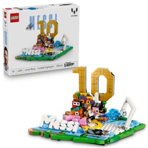 LEGO Editions Lionel Messi – Unutulmaz Futbol Anları 43011 | 10 Yaş ve Üzeri Çocuklar için Minifigür ve Koleksiyonluk Levha İçeren Oyuncak Yapım Seti, Hediye Fikri (500 Parça) – MegTR