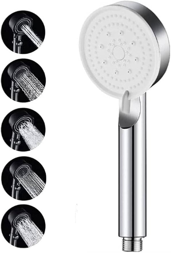 Mayaglory 5 Fonksiyonlu Ayarlanabilir Yüksek Basınçlı Masaj Etkili Duş Seti, Turbo Fan Lite Duş Seti Chrome – MegTR