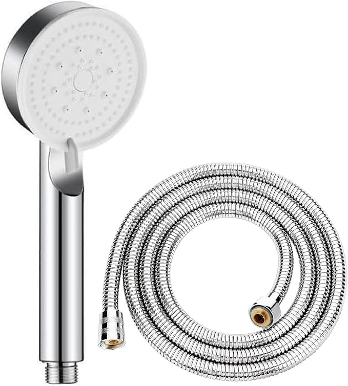 Mayaglory 5 Fonksiyonlu Ayarlanabilir Yüksek Basınçlı Masaj Etkili Duş Seti, Turbo Fan Lite Duş Seti Chrome – MegTR