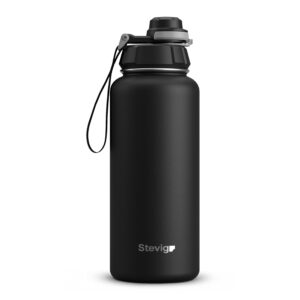 1 Hand Leak-Proof Sızdırmaz Çelik Termos 1000 Ml Black ST-210 – MegTR