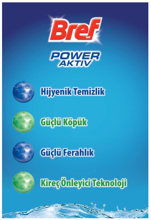 Bref Power Active Çam ve Lavanta Kokulu 4'lü Klozet Bloğu 4 x 50 g, Çam & Lavanta 4 – MegTR