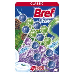 Bref Power Active Çam ve Lavanta Kokulu 4'lü Klozet Bloğu 4 x 50 g, Çam & Lavanta 4 – MegTR