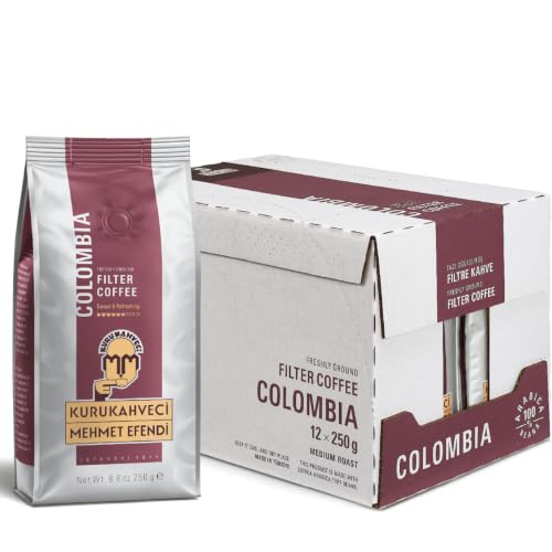 Kurukahveci Mehmet Efendi Colombia Filtre Kahve 250g – MegTR