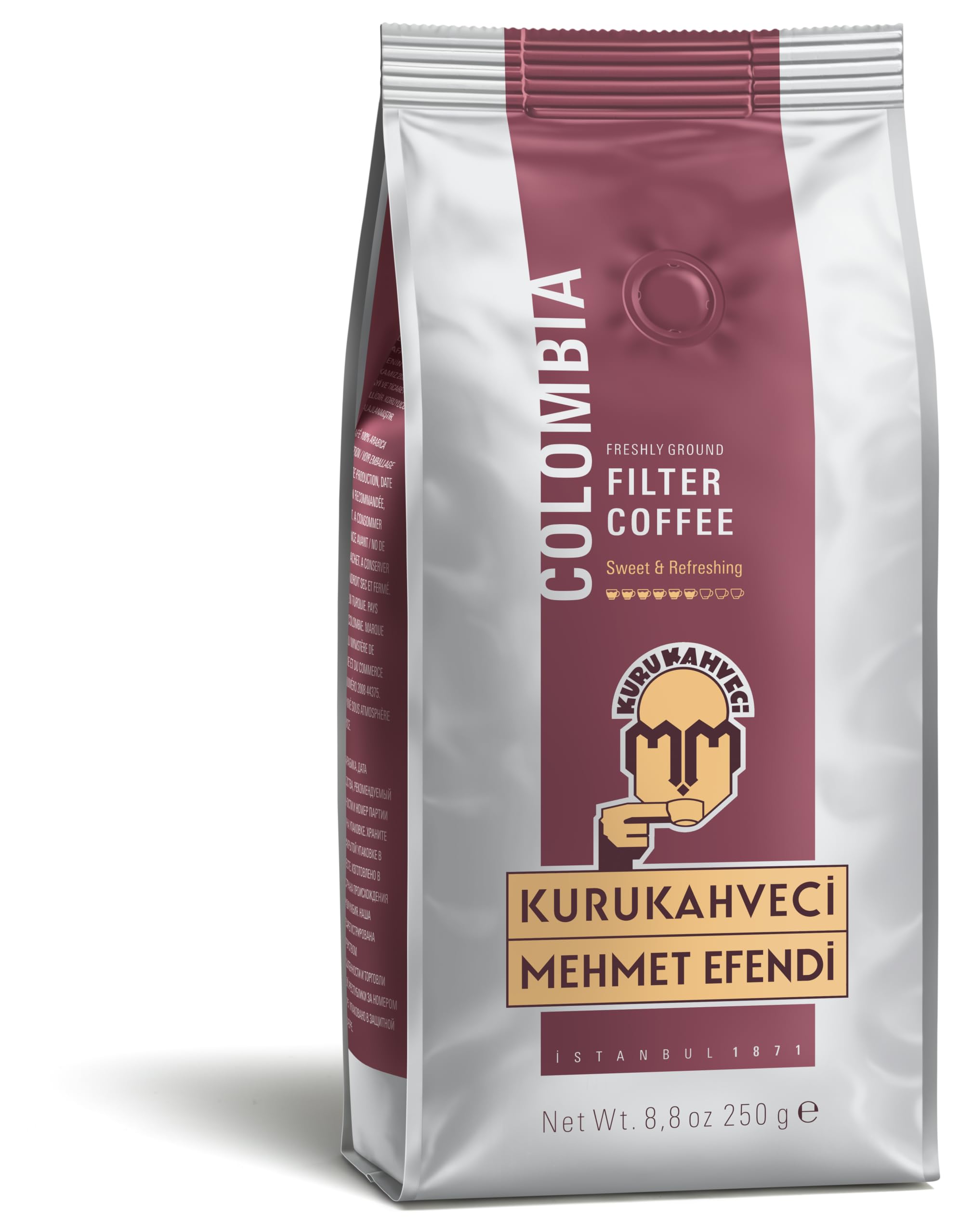 Kurukahveci Mehmet Efendi Colombia Filtre Kahve 250g – MegTR