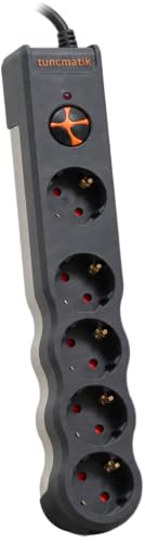 Tuncmatik TSK6136 PowerSurge 5 Priz 1050 Joule Enerji Koruma – MegTR
