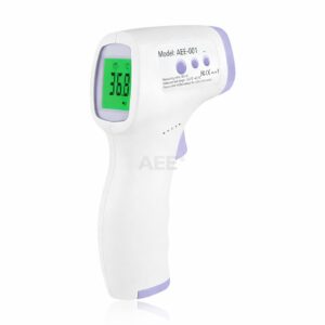 AEE® CE onaylı Dijital Temassız Ateş Ölçer Termometre Tabanca Model Hafızalı Pilli Bebek Çocuk Kedi Köpek Ortam Nesne Yemek Havuz Oda – MegTR