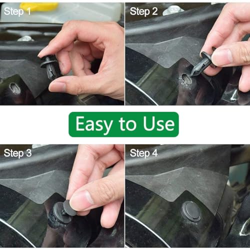 Busstier Oto Fastener Klips Seti 100 Adet 6 Boyut Tampon Kapı Döşeme Pervaz Tutucu Plastik Klips Çeşitleri Araç İç Dış Aksam Uyumlu – MegTR