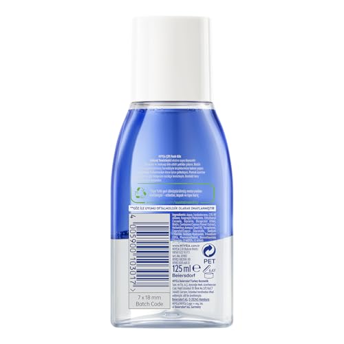NIVEA Çift Fazlı Göz Makyaj Temizleyici 125 ml,Biotin,Kirpik Bakımı,Suya Dayanıklı Maskara ve Makyaj – MegTR
