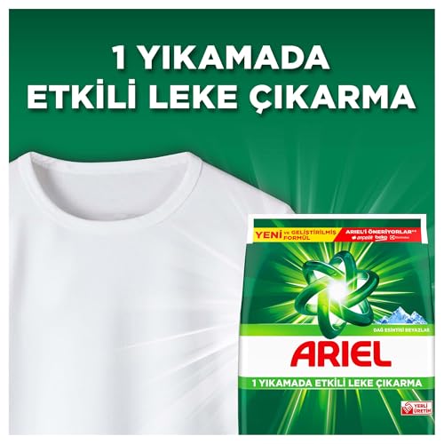 Ariel Dağ Esintisi Beyazlar Toz Çamaşır Deterjanı 7 Kg 46 Yıkama – MegTR