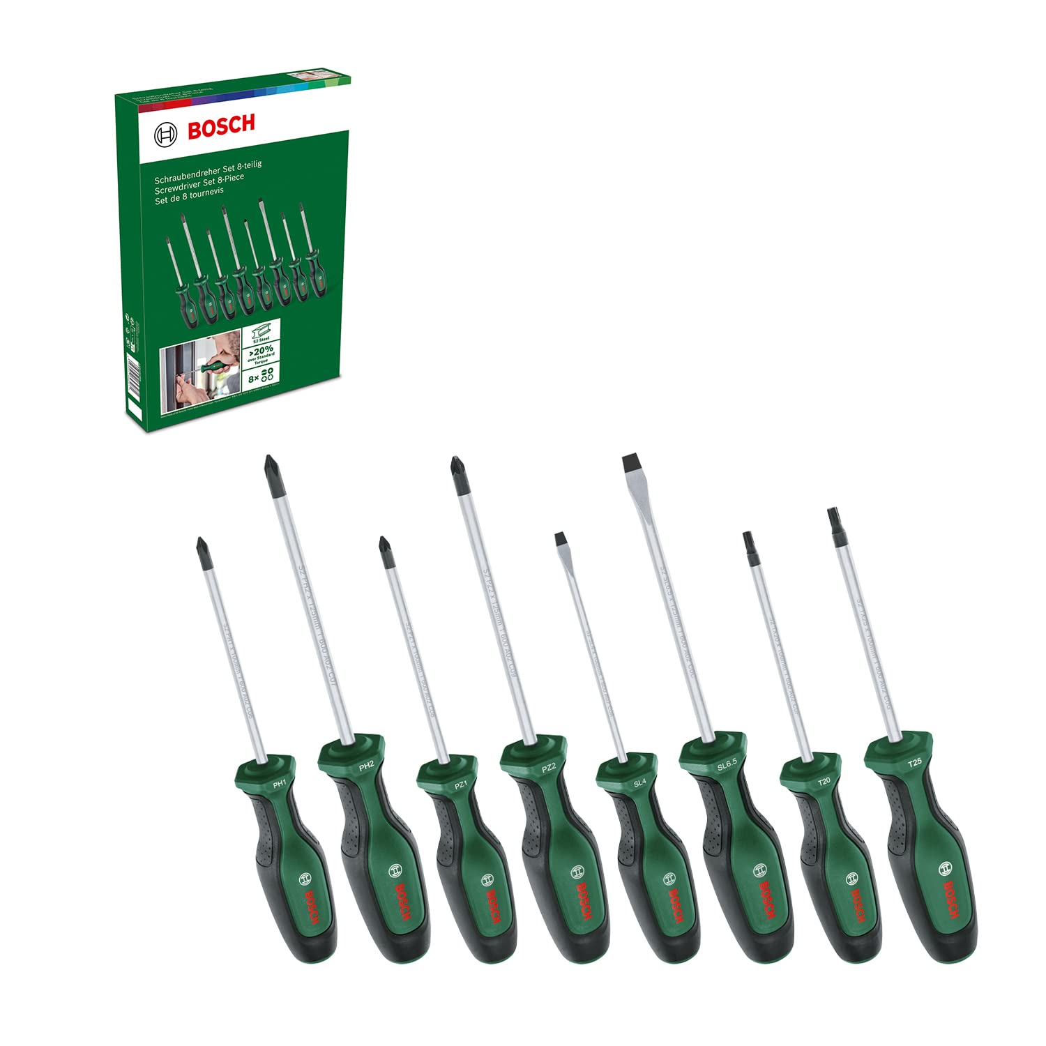 Bosch Home and Garden Tornavida Seti 8 Parça – MegTR