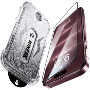 Minesk iPhone 17 Pro / 18 Pro ile Uyumlu Hizalama Aparatlı ve Takılırken Camın Altında Kesinlikle Toz Bırakmayan Darbelere Karşı Ekstra Güçlü HD Ekran Koruyucu Cam (Kolay Kurulum, 17 PRO-18 PRO) – MegTR