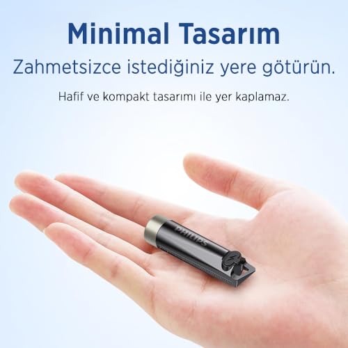 Philips SFL1121/93 100 Lümen 10 Modlu Çok Amaçlı UV Işıklı ve Acil Durum Mini Anahtarlık Kamp El Feneri – MegTR